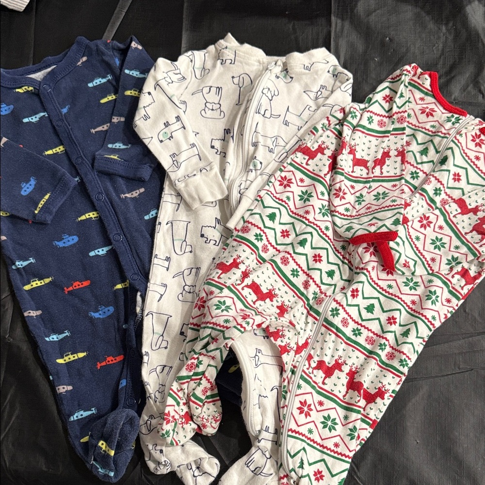 Carter's Kids Pajama Sets - Navy, White, Red